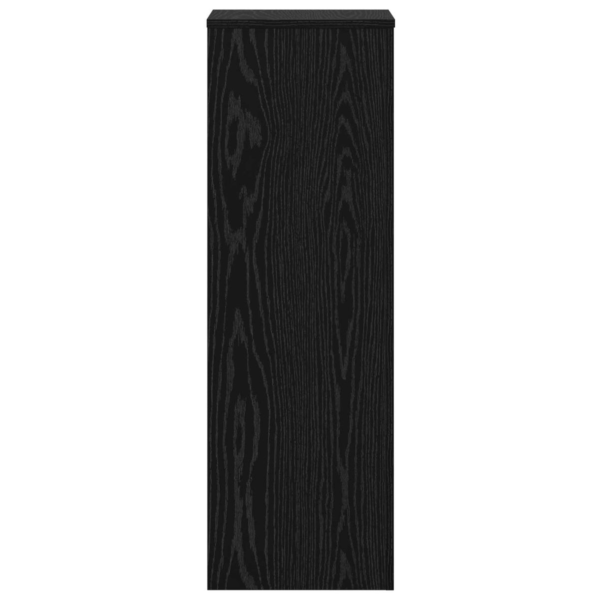 Plant Stand 2 pcs Black Oak 33 x 33 x 100 cm Engineered Wood
