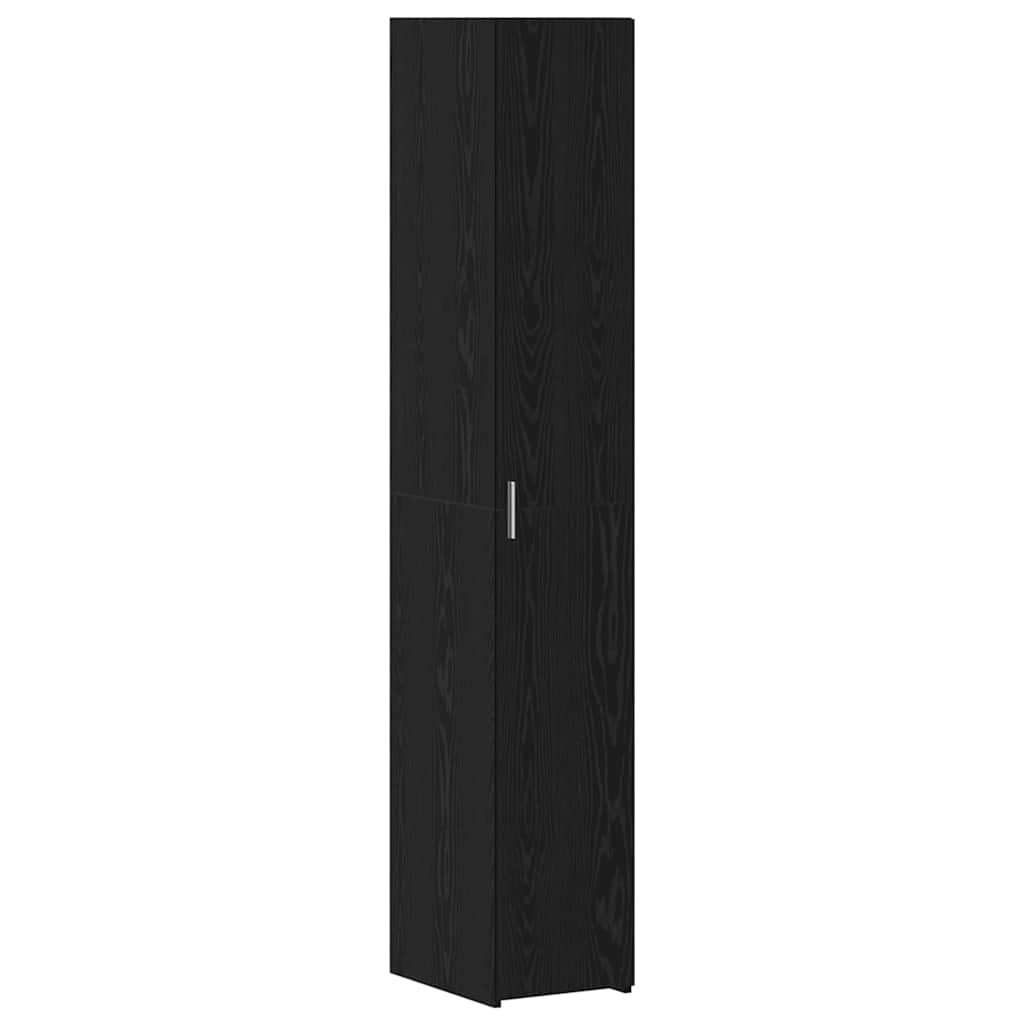 Storage Cabinet 2 pcs Black Oak 30 x 42,5 x 225 cm