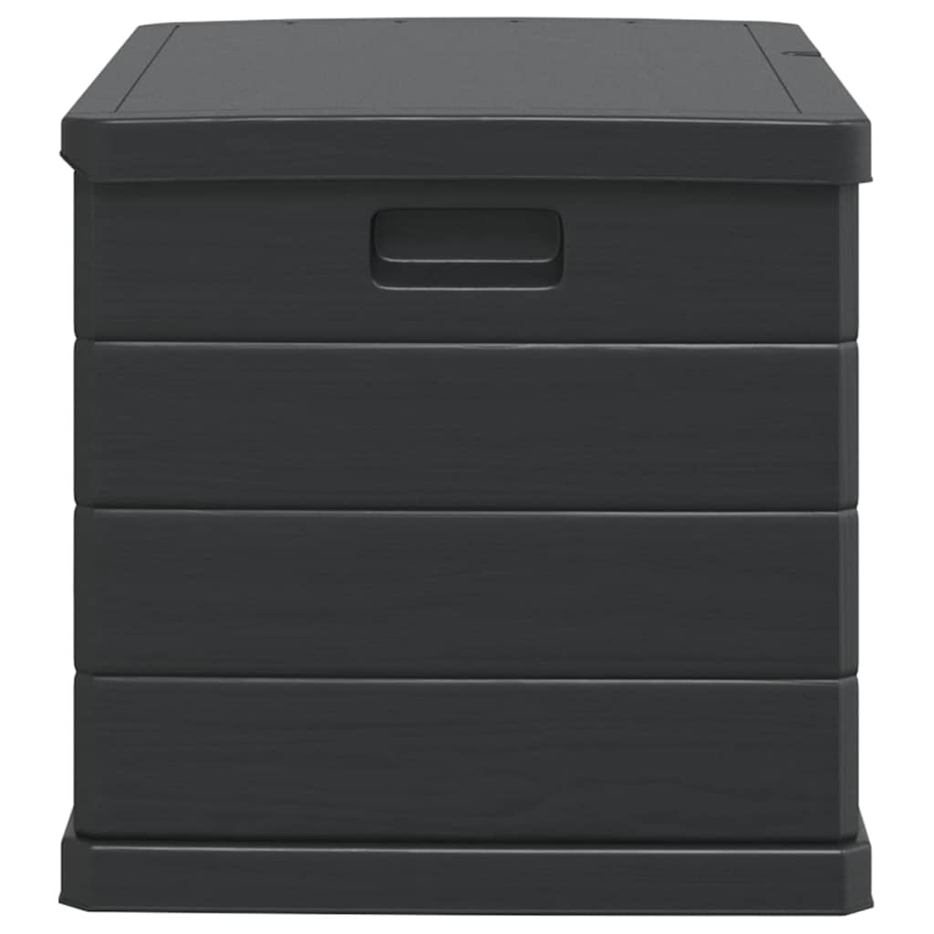 Garden Storage Box Anthracite 77,5 x 54,5 x 53 cm Plastic