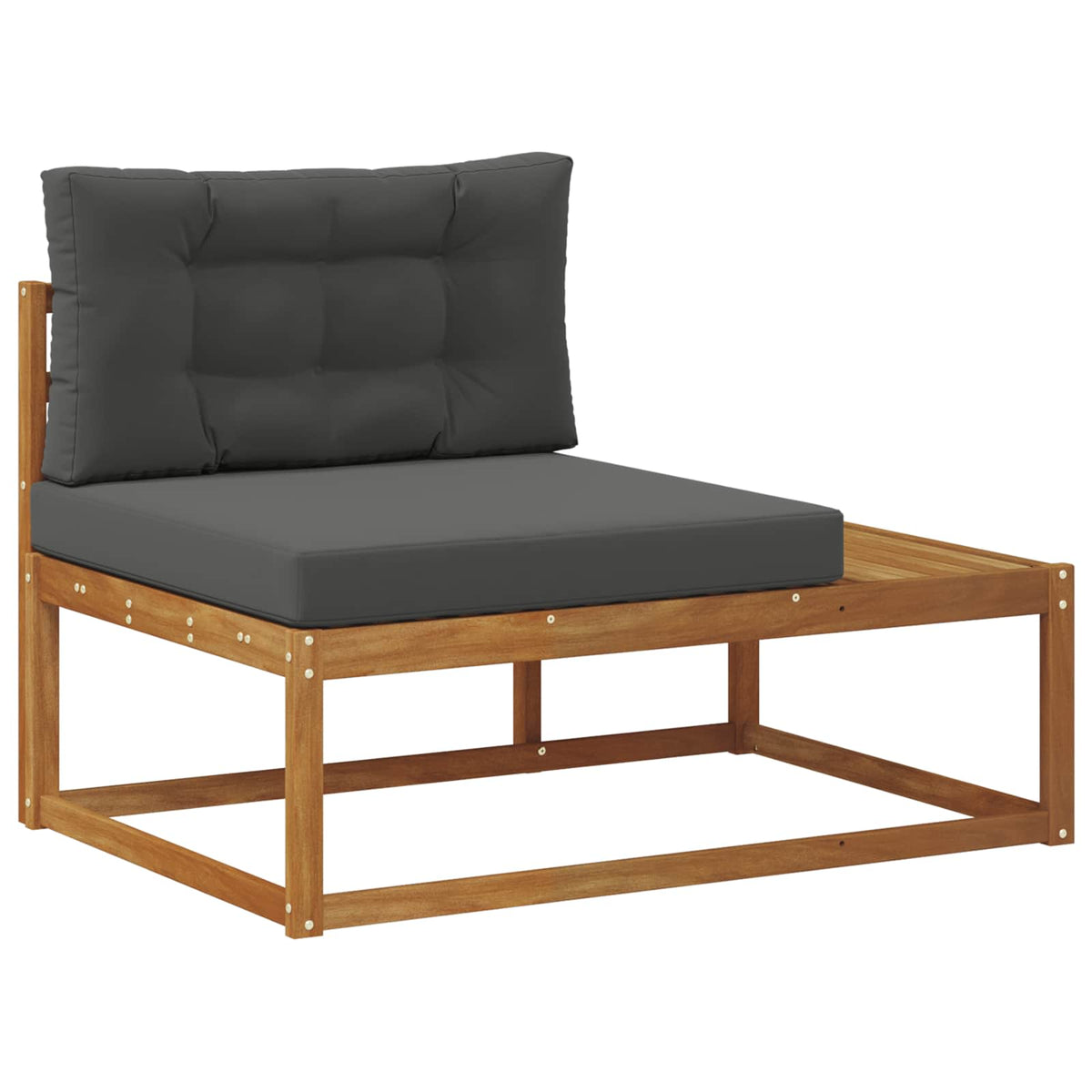 Outdoor Sofa Set Natural and Anthracite