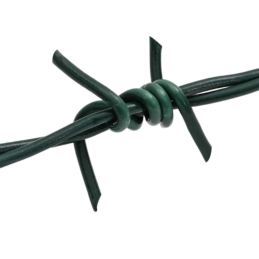 Barbed Wire Green 100 m Hot-dip Galvanised Steel