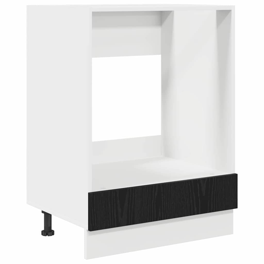 Oven cabinet Riga Black oak 60 x 46 x 81,5 cm Engineered Wood