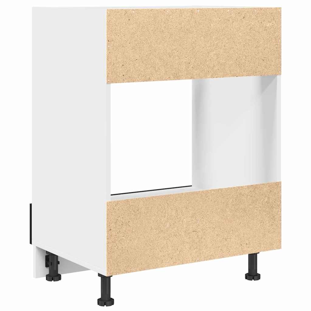 Oven cabinet Black oak 60 x 46 x 81.5 cm Engineered wood