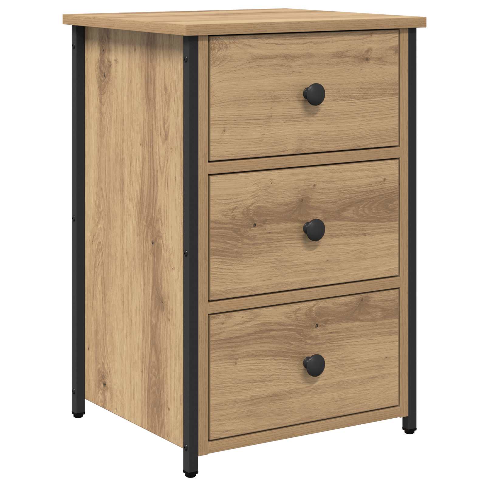 Bedside Cabinet with Drawer 2 pcs Brown 40 x 36 x 60 cm