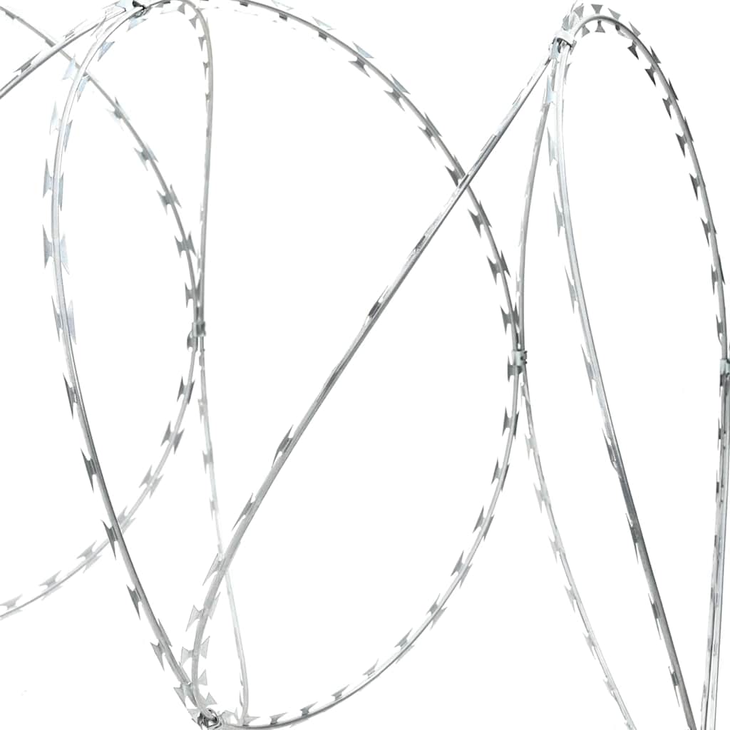 Razor Wire Silver 5000 x 1,9 cm Galvanised steel