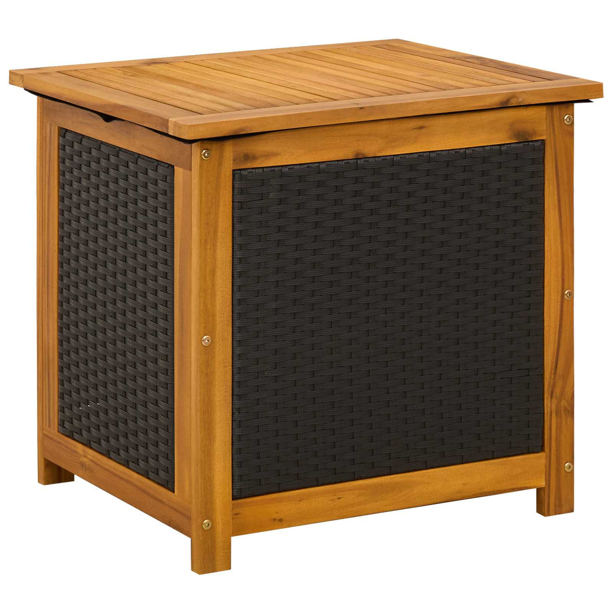 Garden Storage Box 185 L Solid Acacia Wood 60 x 50 x 56 cm