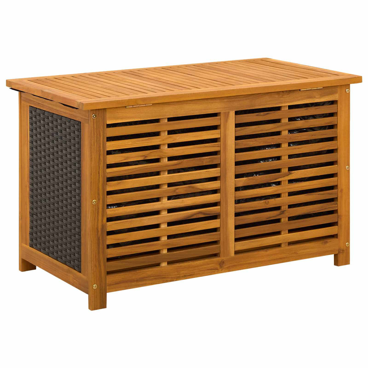 Garden Storage Box 185 L Solid Acacia Wood 90 x 50 x 56 cm