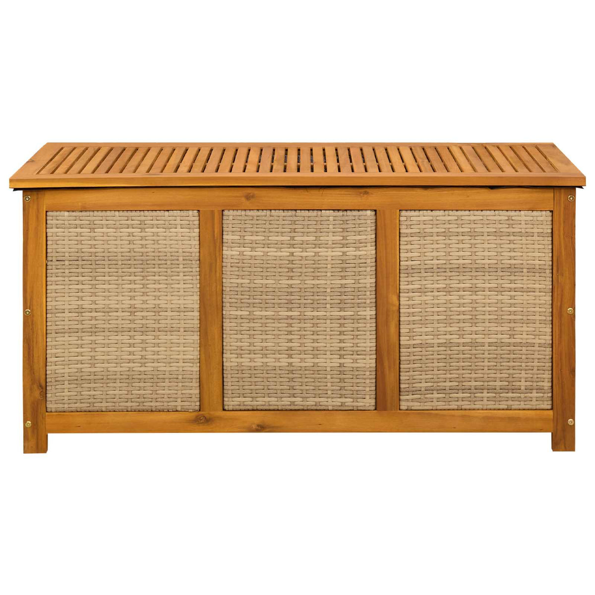 Garden Storage Box 185 L Solid Acacia Wood 113 x 50 x 56 cm