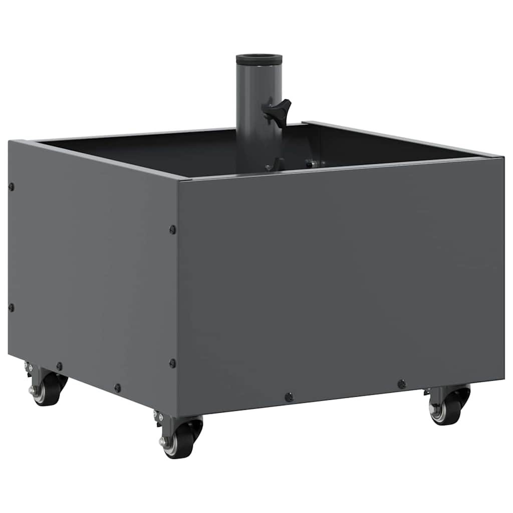 Parasol Base Manual Anthracite 45 x 45 x 45 cm Steel