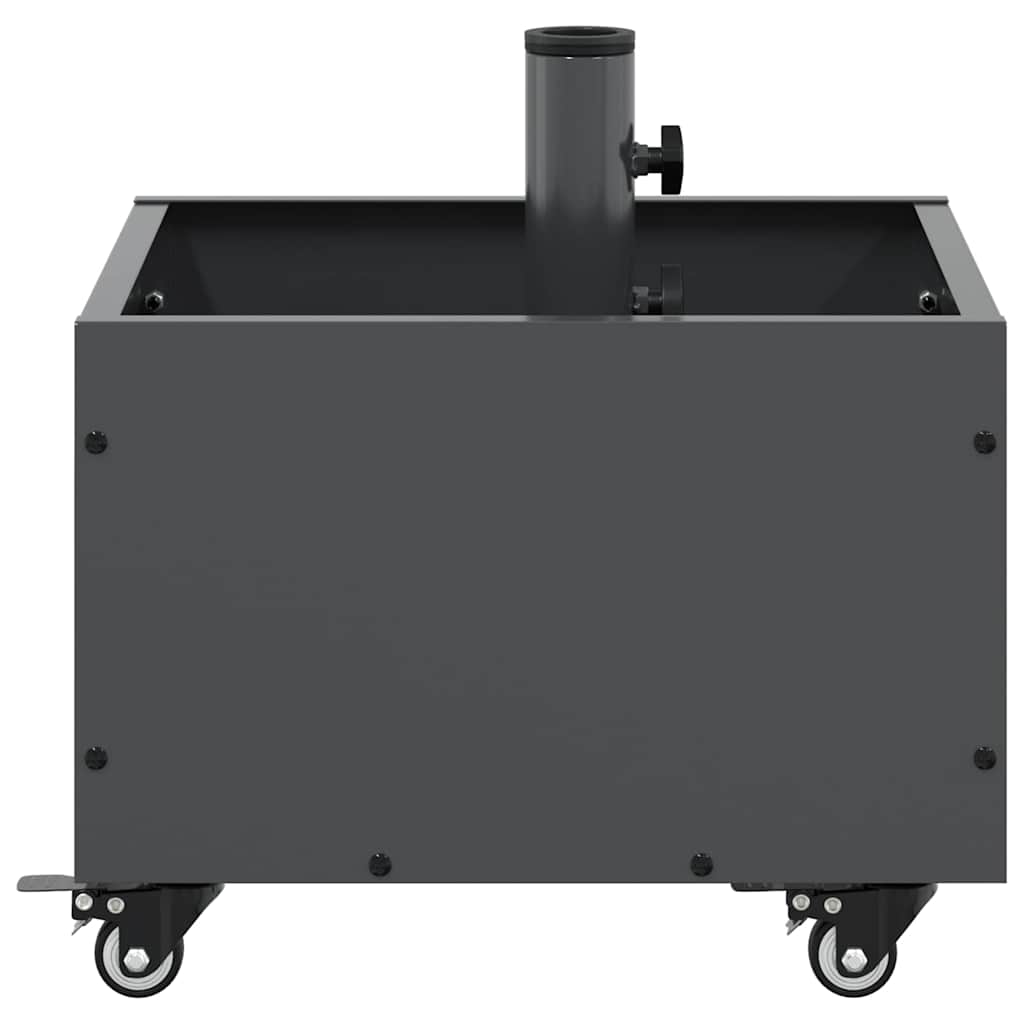 Parasol Base Manual Anthracite 45 x 45 x 45 cm Steel
