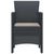 Garden Chair 2 pcs Anthracite 53 x 49 x 85 cm PP