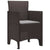 Garden Chair 2 pcs Brown 53 x 49 x 85 cm PP