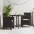Garden Chair 2 pcs Brown 53 x 49 x 85 cm PP