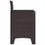 Garden Chair 2 pcs Brown 53 x 49 x 85 cm PP