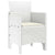 Garden Chair 2 pcs White 53 x 49 x 85 cm PP