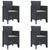 Garden Chair 4 pcs Anthracite 53 x 49 x 85 cm PP