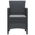 Garden Chair 4 pcs Anthracite 53 x 49 x 85 cm PP