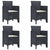 Garden Chair 4 pcs Anthracite 53 x 49 x 85 cm PP