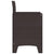 Garden Chair 4 pcs Brown 53 x 49 x 85 cm PP