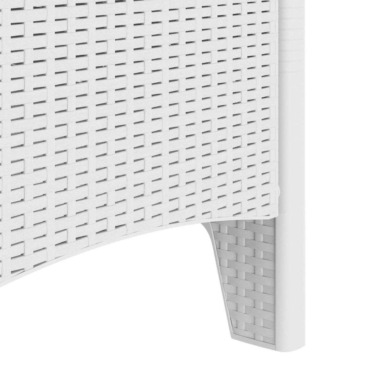 Garden Chair 4 pcs White 53 x 49 x 85 cm Polypropylene