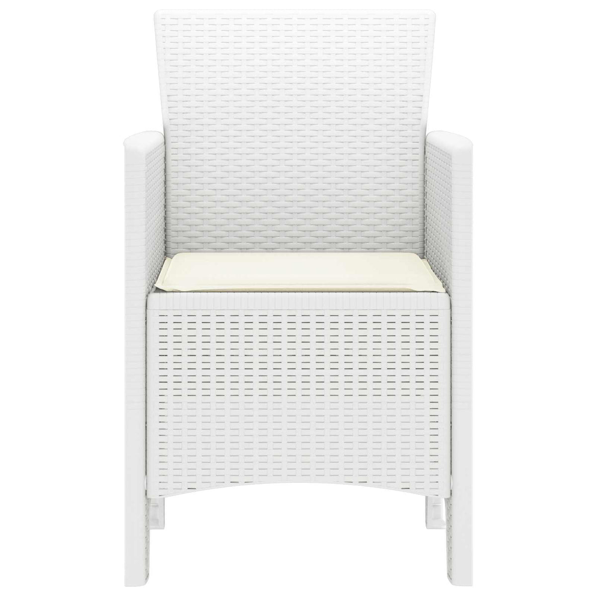 Garden Chair 4 pcs White 53 x 49 x 85 cm Polypropylene