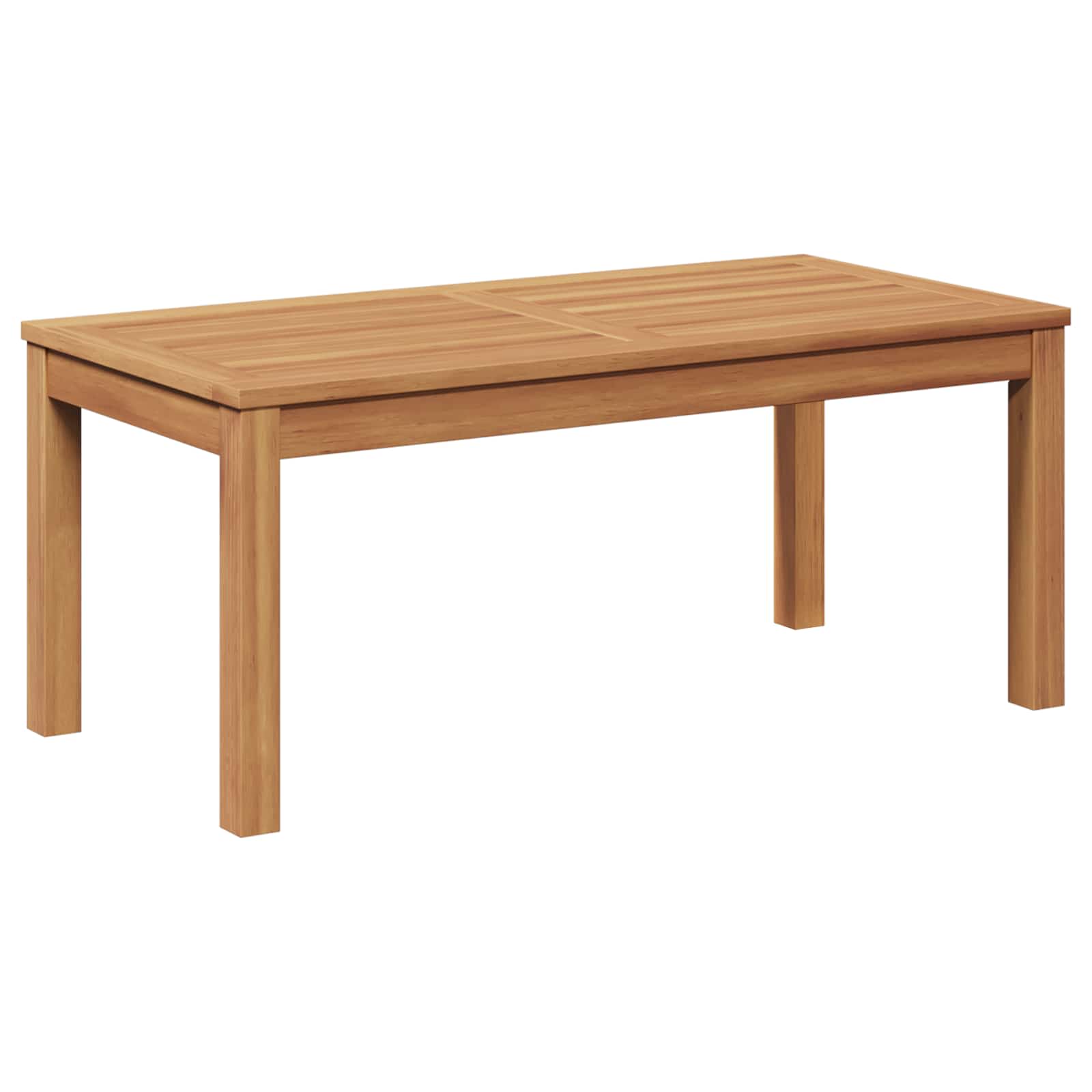 Garden Sofa Set 3 pcs Natural Solid Teak Wood