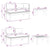Garden Bench Set with Cushion with Storage 4 pcs Brown and Grey