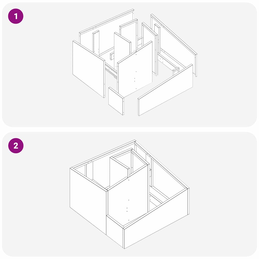 Garden Planter Black 60 x 60 x 50 cm Cold-rolled Steel