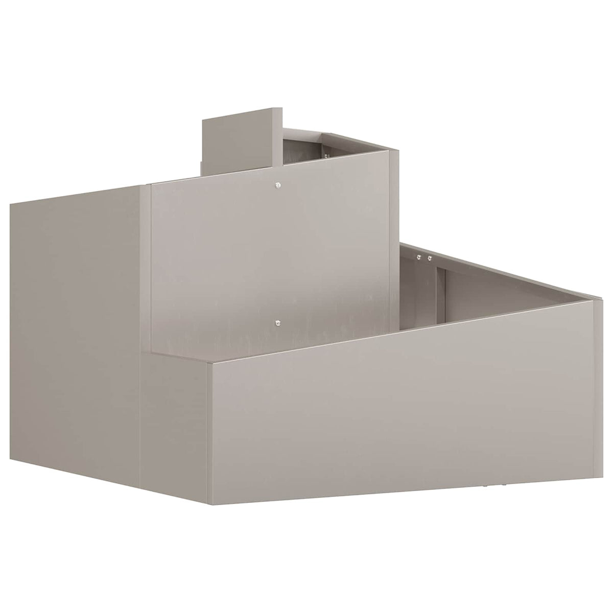 Garden Planter Brown 60 x 60 x 50 cm Weathering Steel