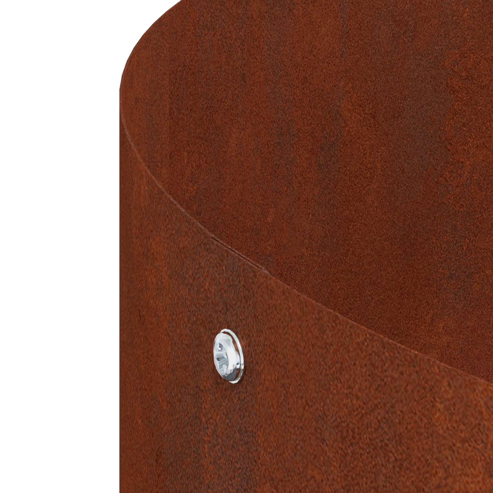 Planter Ring Brown 30 x 30 x 20 cm Weathering Steel