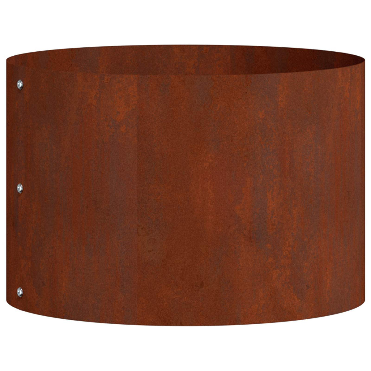 Planter Ring Brown 30 x 30 x 20 cm Weathering Steel