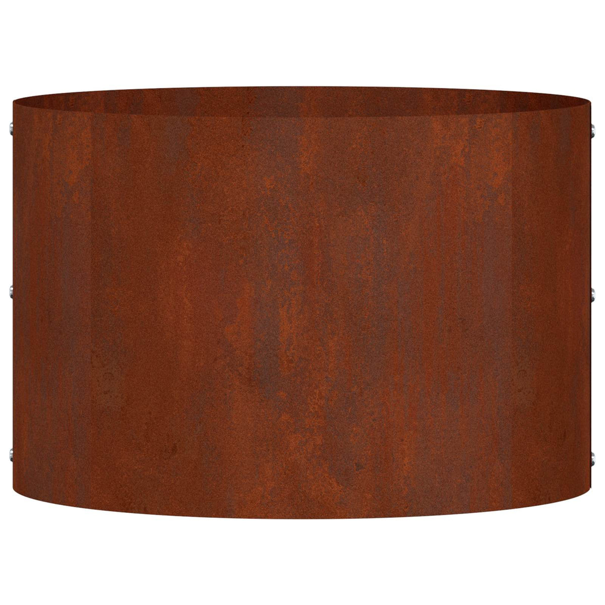 Planter Ring Brown 30 x 30 x 20 cm Weathering Steel