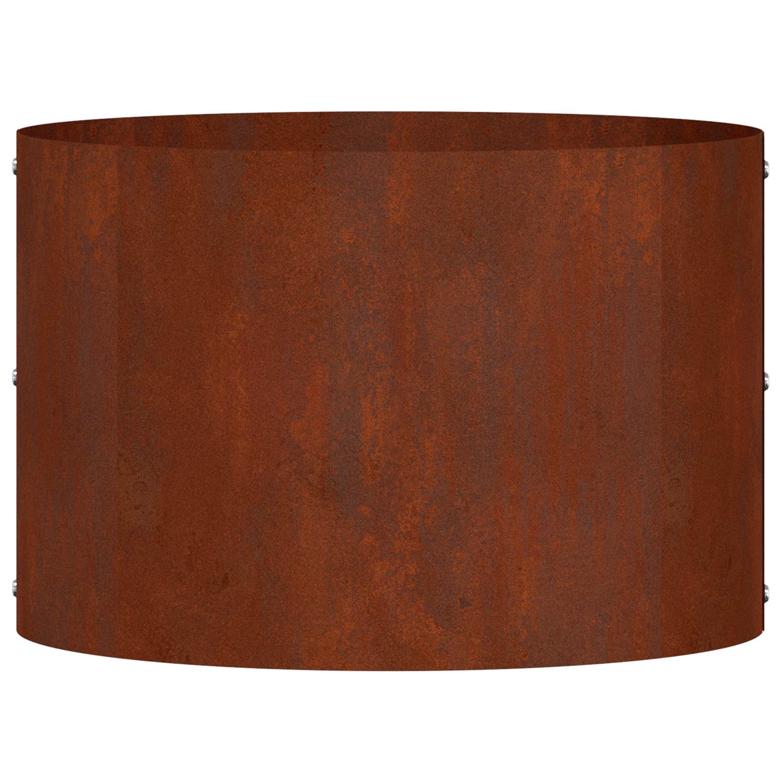 Planter Ring Brown 30 x 30 x 20 cm Weathering Steel