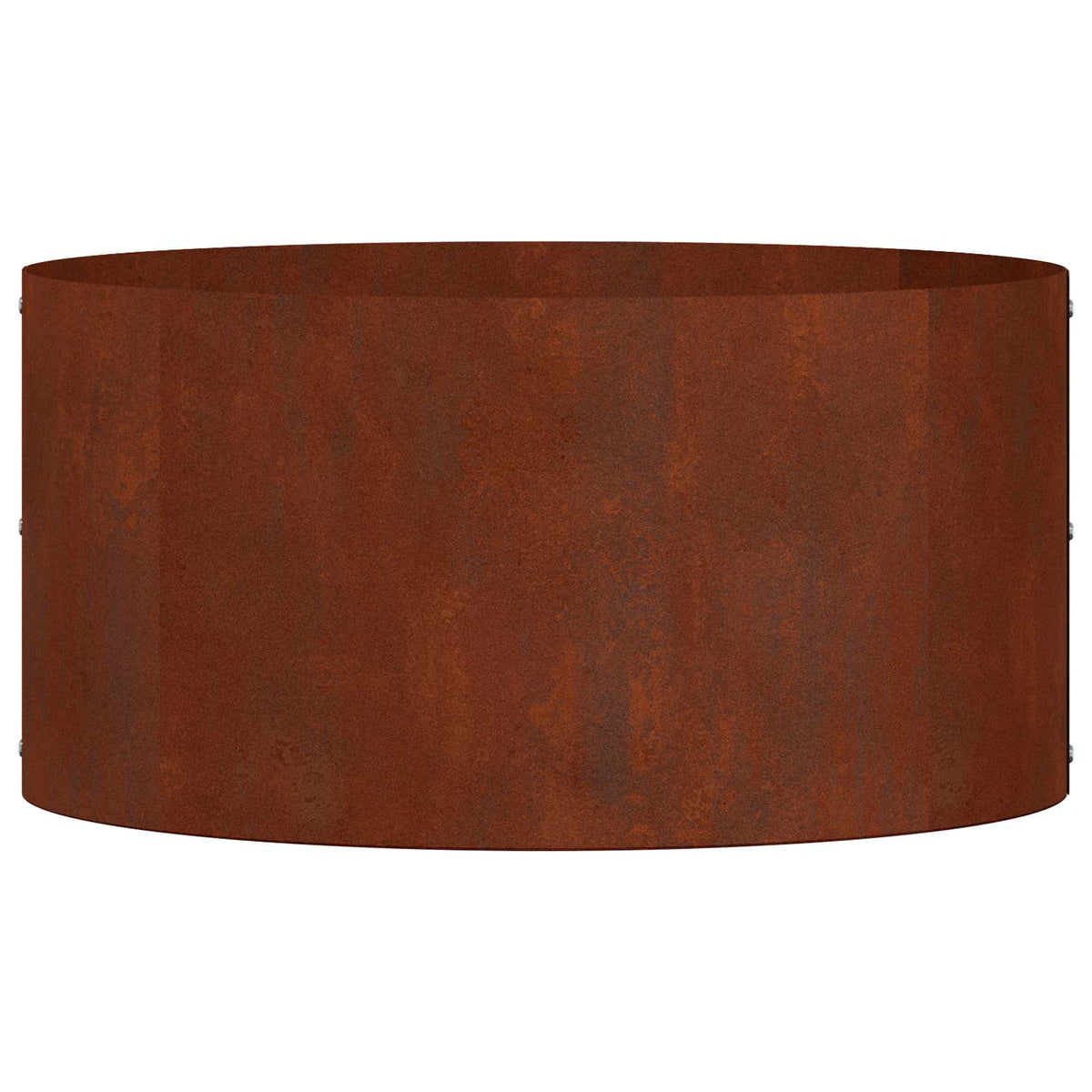 Planter Ring Brown 40 x 40 x 20 cm Weathering Steel