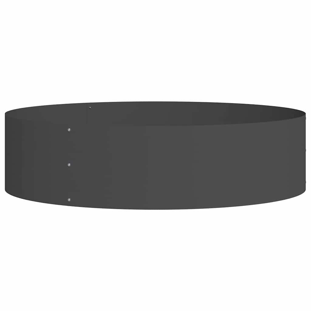 Planter Ring 5 pcs Black 80 x 80 x 20 cm Cold-rolled Steel