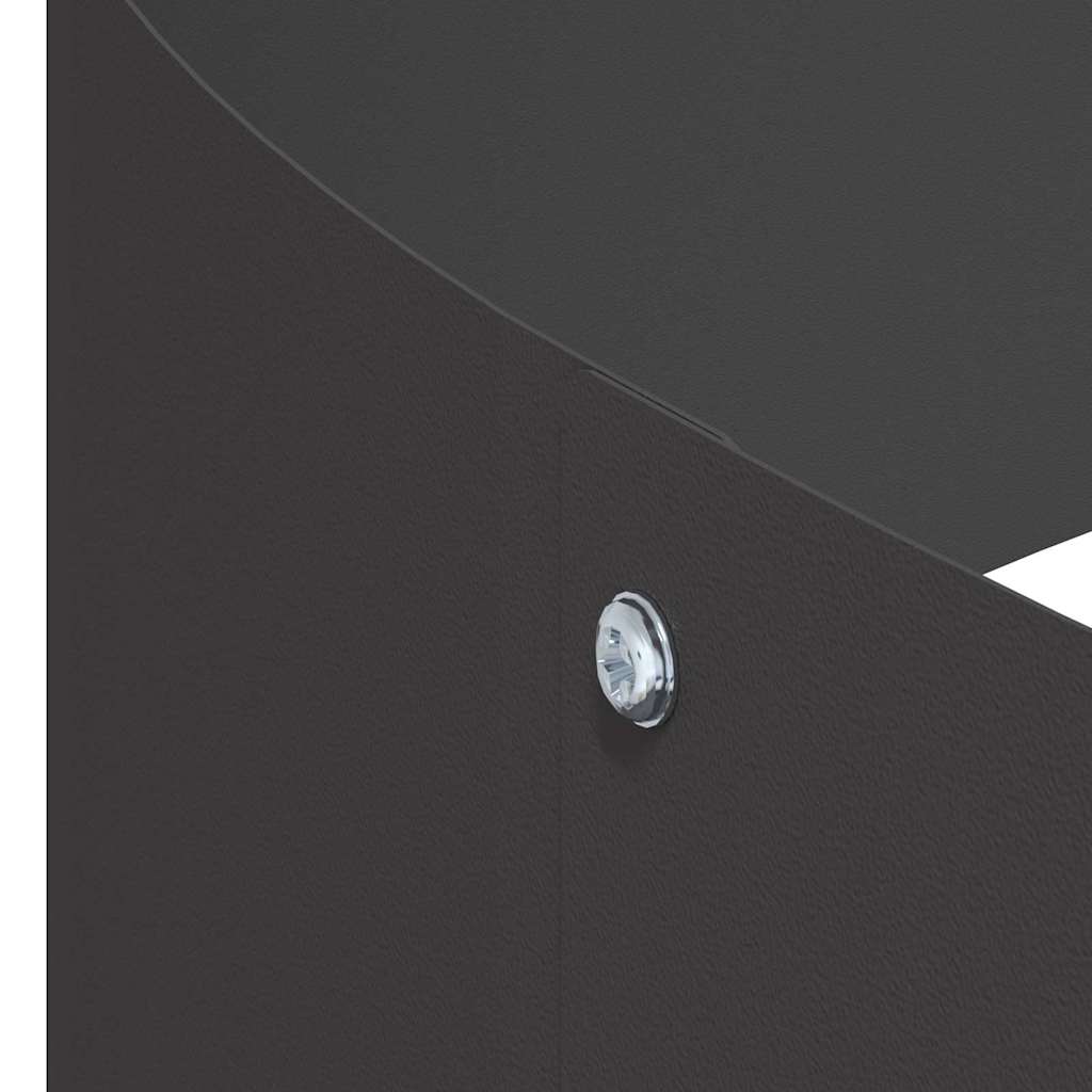 Garden Planter Black 120 x 120 x 20 cm Cold-rolled Steel