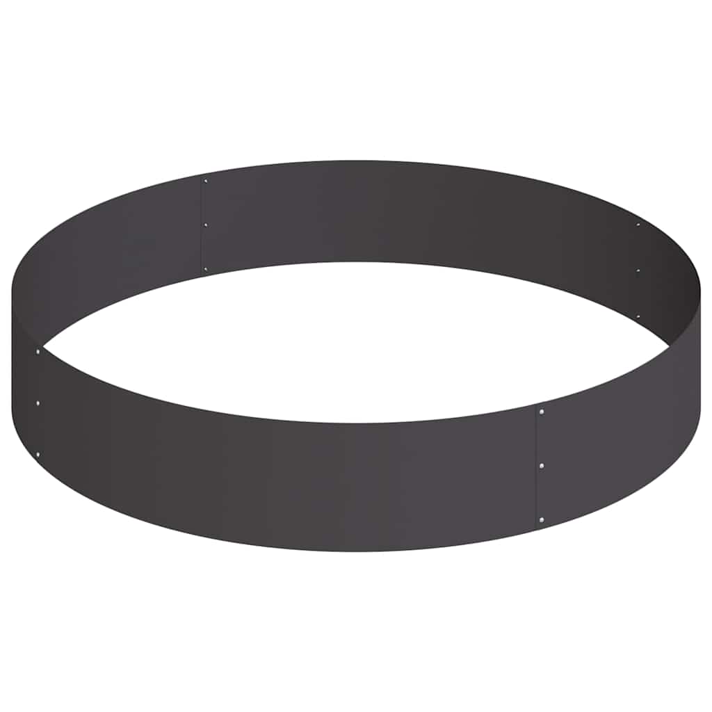 Garden Planter Black 120 x 120 x 20 cm Cold-rolled Steel