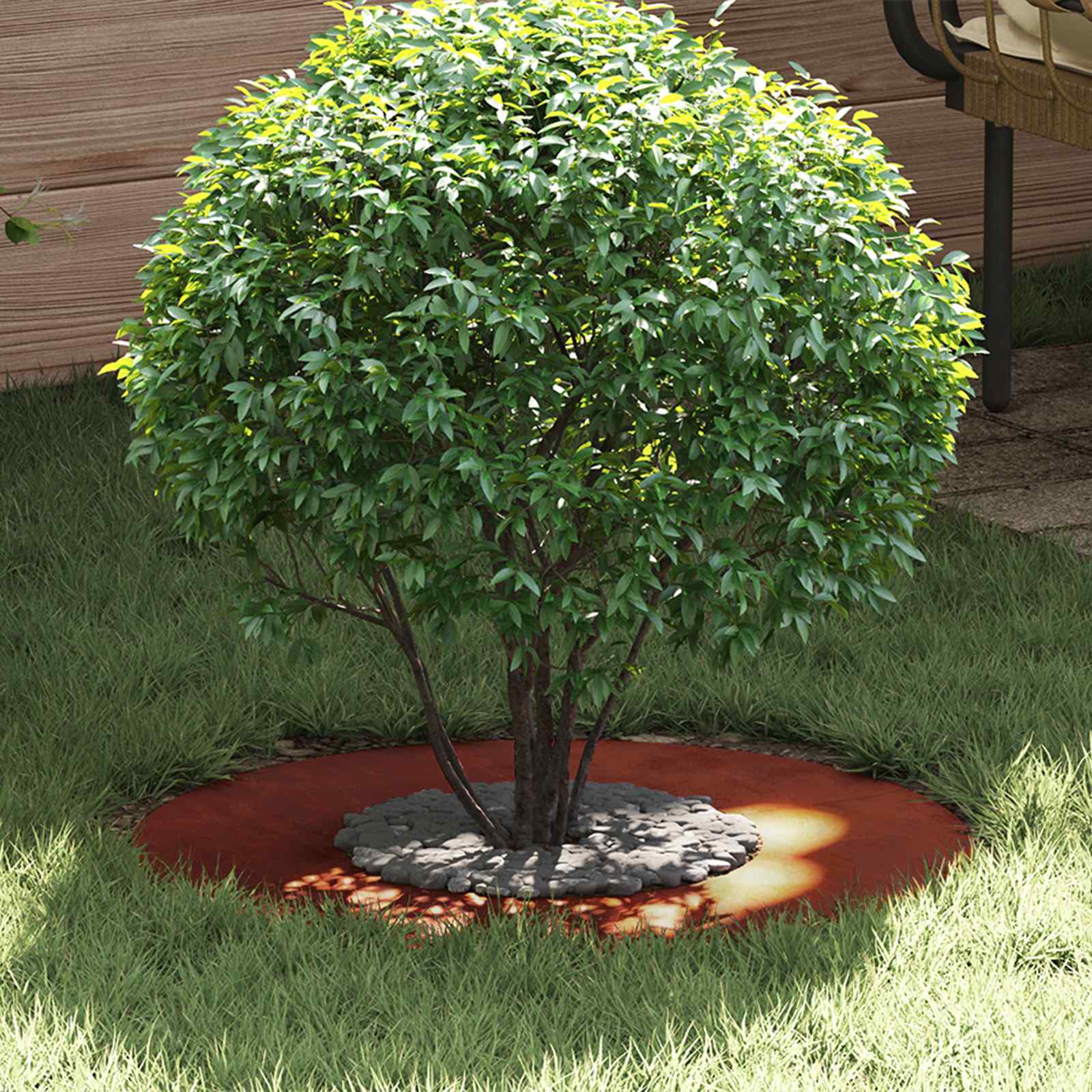 suitable for Flat Tree Rings 5 pcs Brown Ø30 / 60 cm