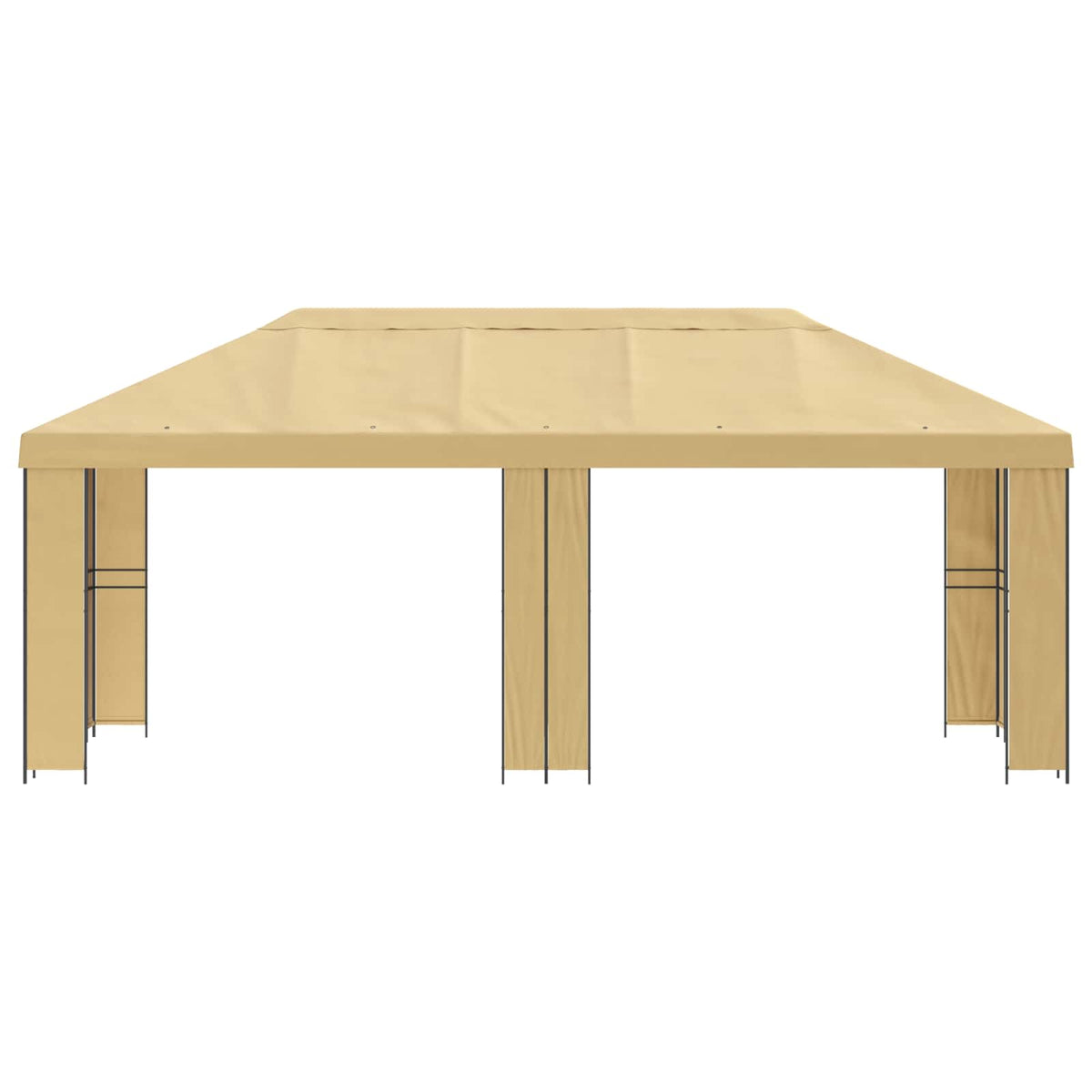 Garden Gazebo 6 x 3 m Cream Polyester and Steel 190