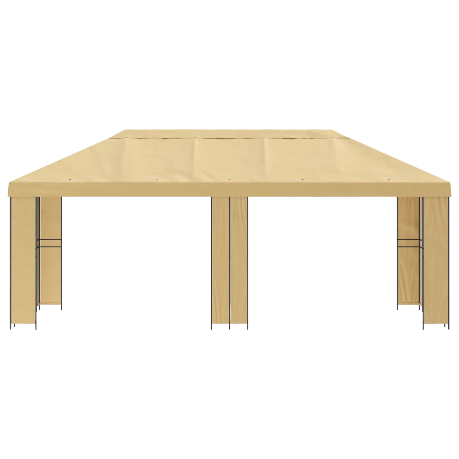Garden Gazebo 6 x 3 m Cream Polyester and Steel 190