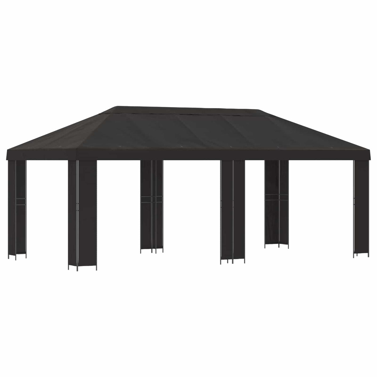 Garden Gazebo 6 x 3 m Anthracite Polyester and Steel 190