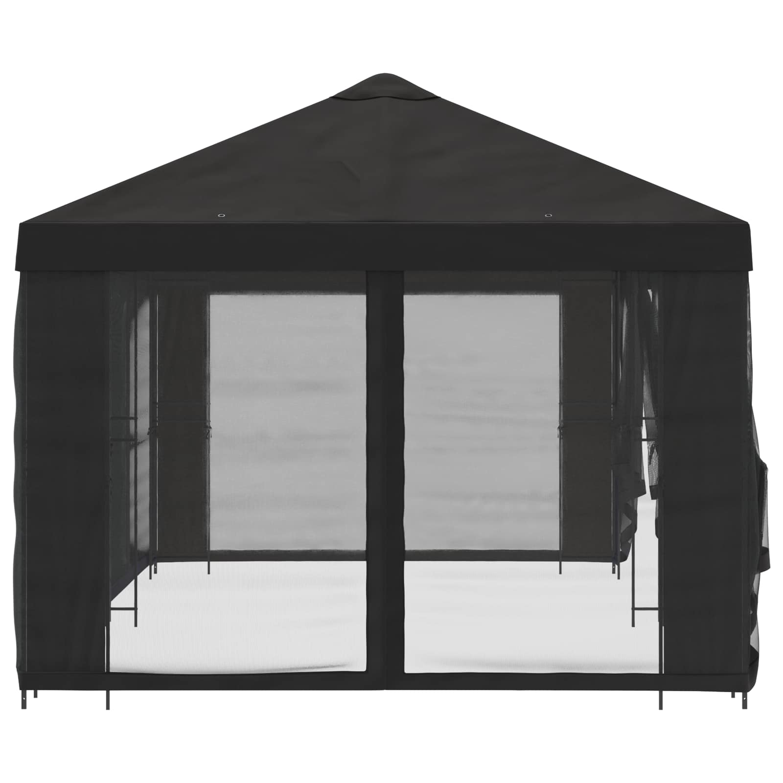 Gazebo with Sidewalls 6 x 3 m Anthracite Polyester and Steel