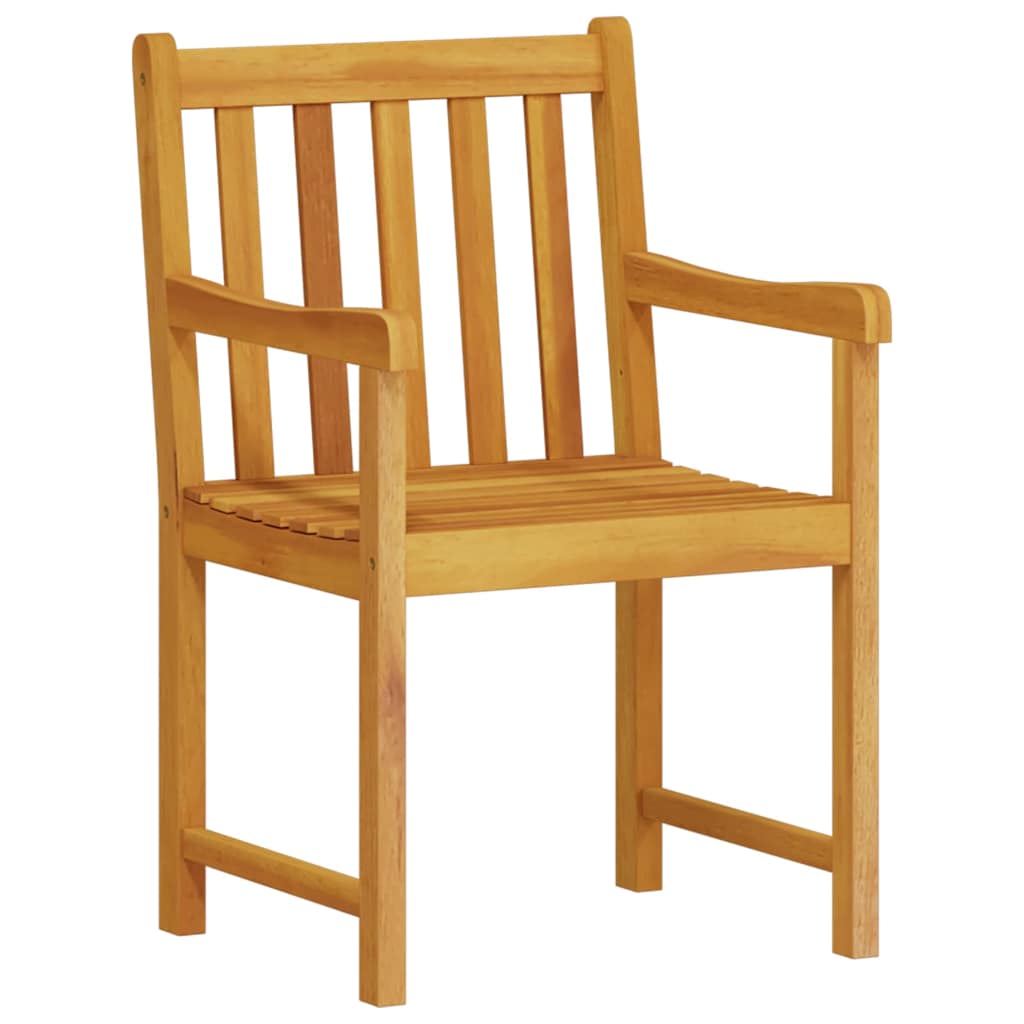 Garden Dining Set 5 pcs Brown Solid Acacia Wood