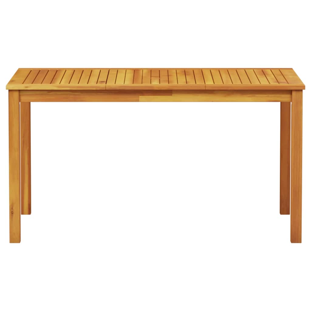 Garden Dining Set 7 pcs Brown Solid Acacia Wood