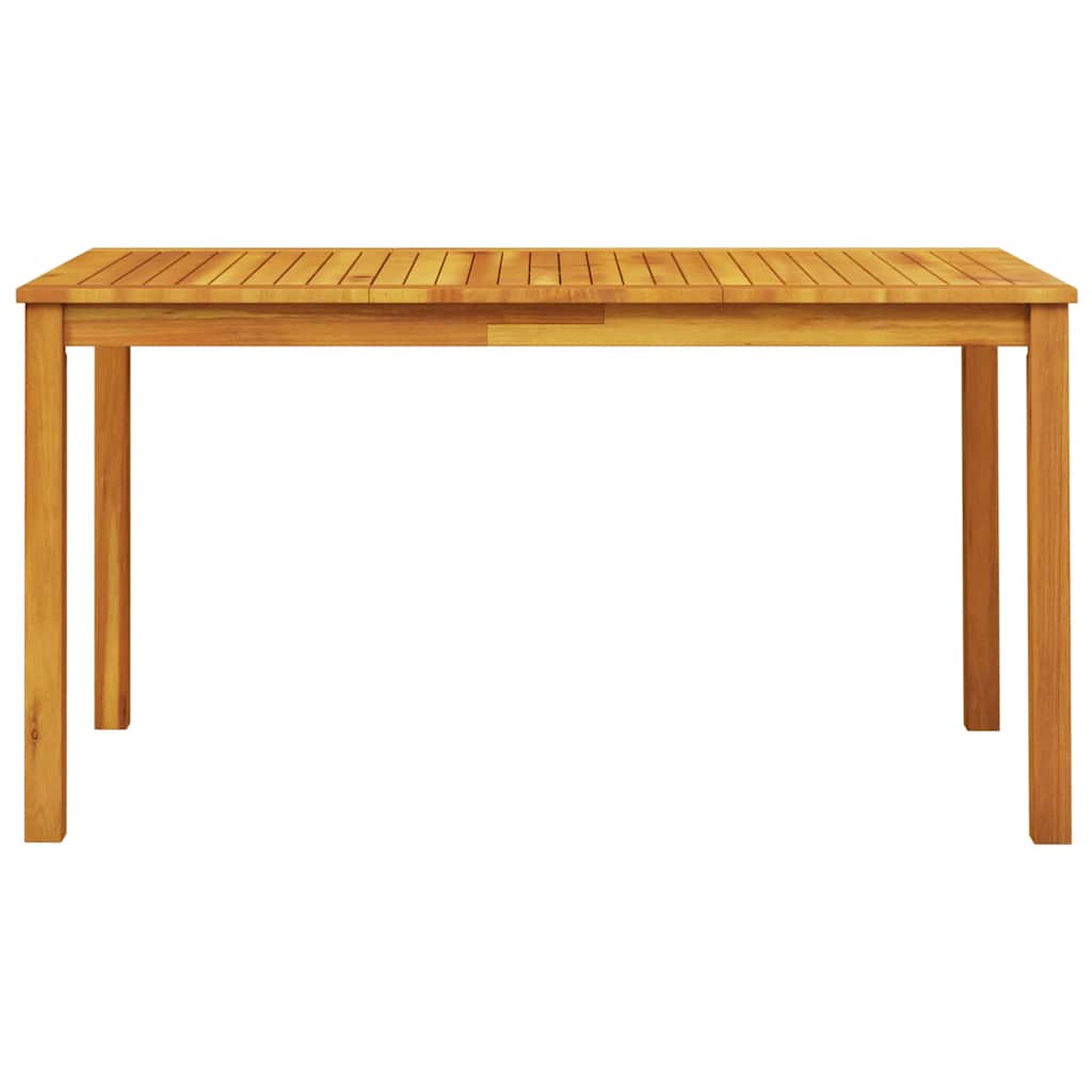 Garden Dining Set 7 pcs Brown Solid Acacia Wood