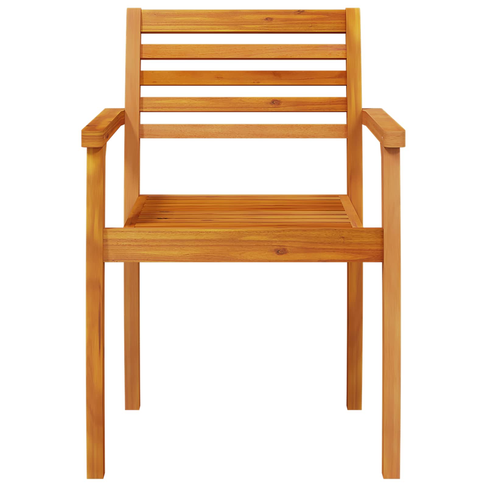 Garden Dining Set 5 pcs Brown Solid Acacia Wood