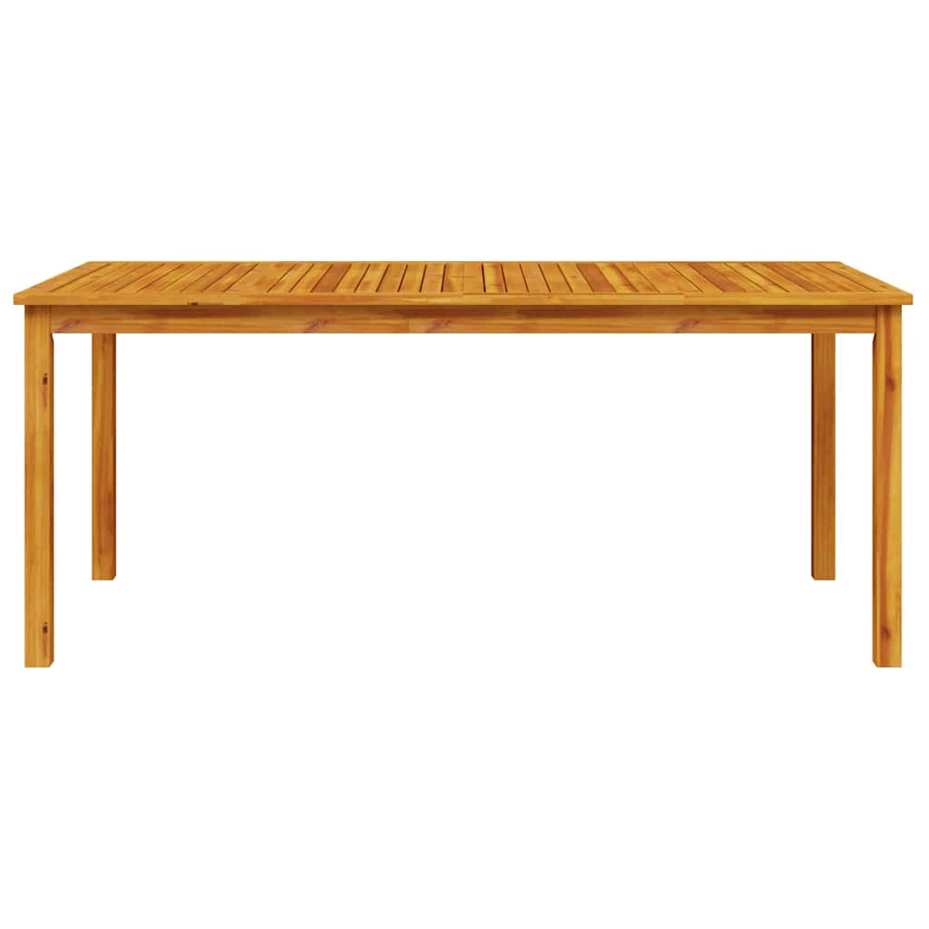 Garden Dining Set 7 pcs Brown Solid Acacia Wood