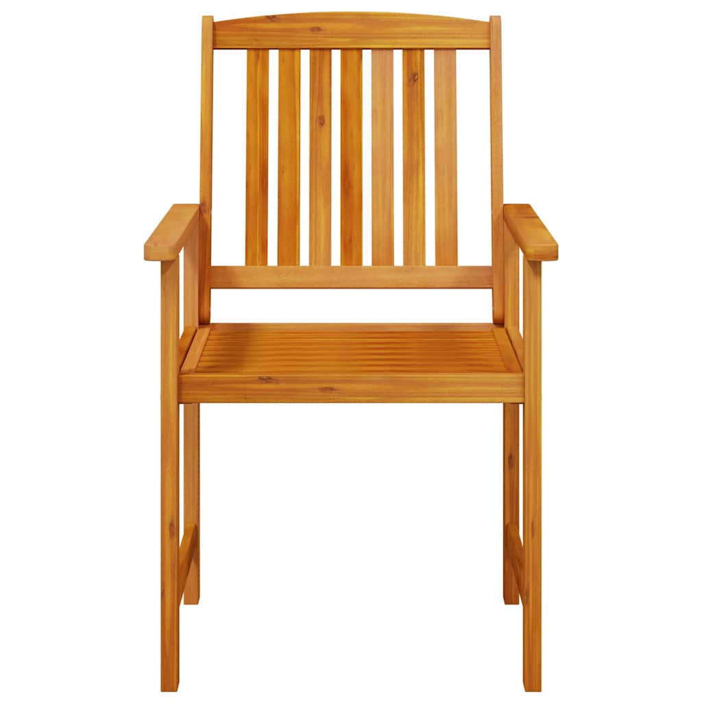 Garden Dining Set 7 pcs Brown Solid Acacia Wood