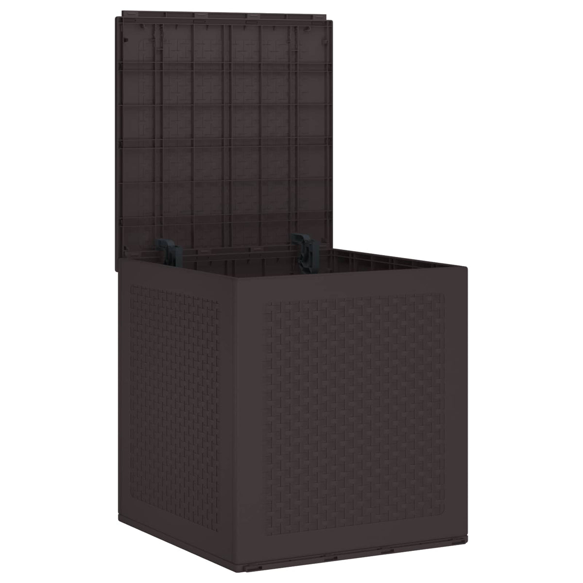 Storage Box with Storage Brown 55 x 53 x 57 cm Polypropylene