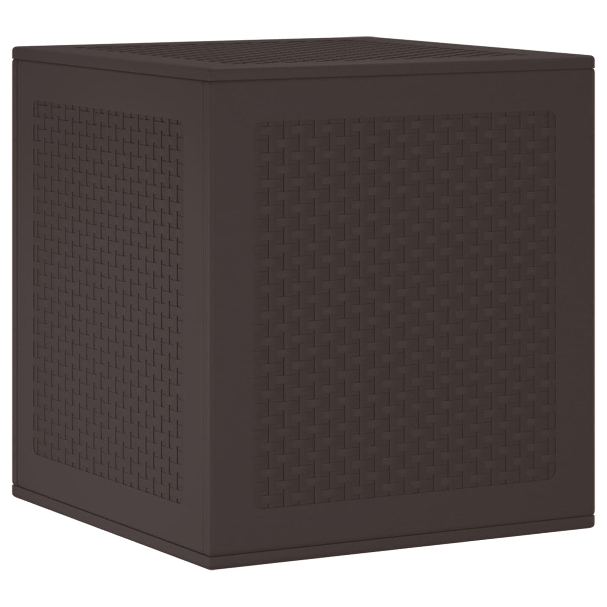 Storage Box with Storage Brown 55 x 53 x 57 cm Polypropylene